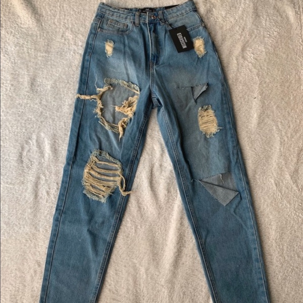 Misguided Ripped Riot Jeans - New with tags